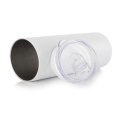 Blank Sublimation 20oz Stainless Steel Vacuum Travel Tumbler With PP Lid And Straw